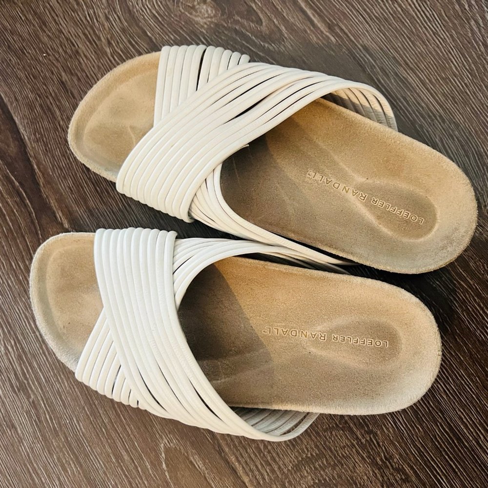 Loeffler Randall White Petra sandals - size 6 - Picture 2 of 3